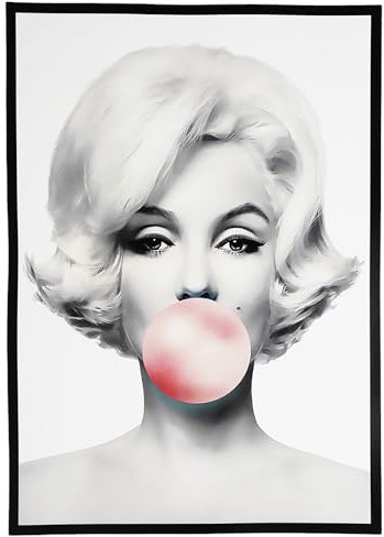 KUSTOM ART Dekoratives Wandposter Serie Hollywood Star Marilyn Monroe Version Pop Art Kunstdruck auf beschichtetem Papier 42 x 30 cm ohne Rahmen