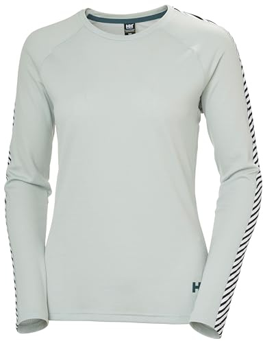 Helly Hansen Damen W Lifa Active Stripe Crew, Grün, S