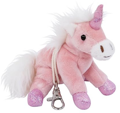 Teddys Rothenburg Kuscheltier Schlüsselanhänger Einhorn pink 10 cm Bukowski Plüscheinhorn