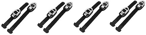 Yardwe 8 STK Schlittschuhschnalle Schnallenriemen befestigen Rollschuhriemen tauschen Werkzeug Schultergurt Zubehör für Schlittschuhe Schnallen für Rollschuhe tragbar Schnürsenkel