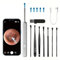 Entferner Otoskop - 8 Megapixel 1080p UltradüNne Hd Ohrenschmalz Entferner Ip67 Wasserdicht Ohrreiniger für Erwachsene mit 3.5mm Linse u6 Leds für Iphone Ipad und Android-Smartphones