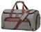 Vessgra Anzugtasche, Wasserdichter Kleidersack Reisetasche, 2 in 1 Kleidersack Tasche Kleidersack Reise, Canvas Travel Garment Bag Handgepäck Anzug Herren Damen mit Schuhfach (Grau)