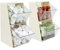 Bokelai 2 Pack Coffee Pod Holder K Cup Storage Coffee Bar Organizer for Home and Office Countertop Organiser Storage Bins for Coffee Station Counter Container for Tea bag Sugar Creamer Filter White