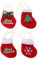 CVZQTE Weihnachtsstrümpfe 16 Stück/Set Anhänger Gefüllt Geschenkverpackung Süßigkeiten Innenbereich