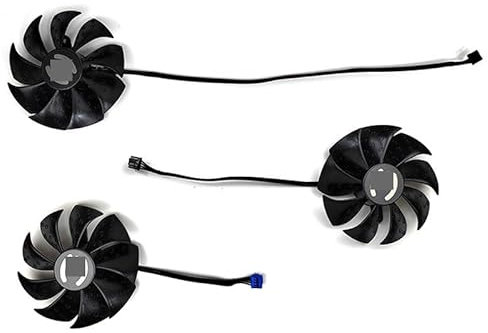 QKFTCSDW 3PCS 88MM 4PIN PLD09220S12H Ventola GPU RTX 3080 Compatibile con Ventola di Raffreddamento della Scheda Video RTX 3080 3080 Ti 3090 3070(1LOT)