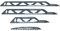 Masonry Reciprocating Saw Blade 225/300/455/505mm Industrial Masonry Reciprocating Saw Blade Brick Concrete Blue Universal Cutting Recip Sabre Saw Blade for Cement Composite Panels Bricks Wood