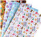 Geschenkpapier Ostern - 8 Blätter 70 x 50 cm Geschenkpapier Kinder Ostergeschenkpapier Rolle mit Osterhase Ostereier Oster Geschenkpapier für Ostern Geburtstag Hochzeit Geschenkverpackung Osterdeko