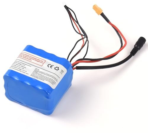 HUIOP Rechargeable Lithium-ion Battery Pack 12V 20000MAH High Power Remote Control Fishing Bait Boat Battery for V030 GPS Fishing Bait Boat