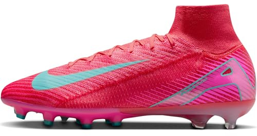 Nike Herren Mercurial Superfly 10 Elite AG-Pro High-Top-Fußballschuh, Ember Glow/Aurora Green, 42.5 EU