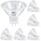 EASYIVY Lampadina Alogena MR11 GU4 12V 10W, Diametro 35 mm Faretti Alogeni Dimmerabile MR11 Lampada Riflettore per Illuminazione da Incasso, Bianco Caldo 2700K, Confezione da 6