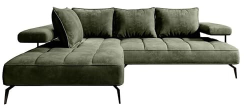Friderik Ecksofa MONTELLA L – Eleganter Komfort mit elektrischer Schlaffunktion (Aphrodite 12, Links)