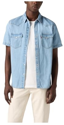 Levi's Herren Ss Classic Western Hemd mit Button-Down-Kragen (1er Pack)