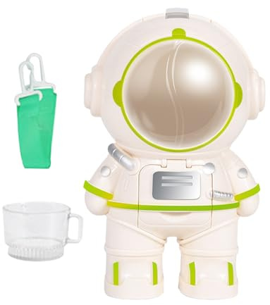 Water Dispenser Toy Kids - Astronaut Style Water Cooler Bottle Toy Set | 250ml Mini Drink Dispenser Strap Cup, Interactive Educational Hydration Machine for Kids Bedroom Desk School Use