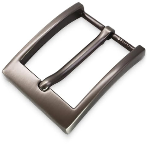 zizitips Boucle de ceinture en alliage de zinc mate pour ceintures interchangeables jusqu’à 40 mm, design classique et élégant, facile à changer sans outil, robuste et durable, unisex