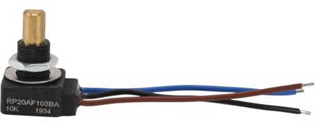 Qcwwy Rotary Potentiometer, Einstellbarer Widerstand 10K Rotary Potentiometer IP65 Staubdestell und Wasserdicht Variabler Widerstand Linear Taper Potentiometer