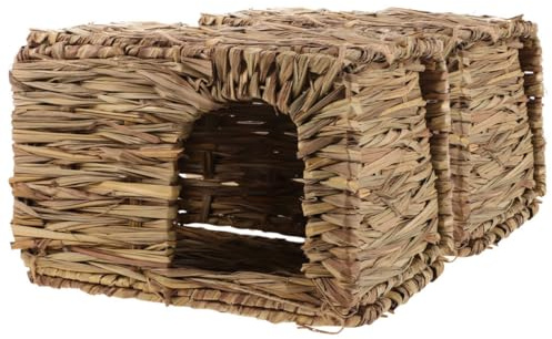 ifundom Faltbarer Gras Tunnel für Kaninchen und Meerschweinchen