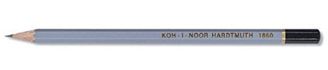 Koh-I-Noor 1860 Graphit-Bleistift, 6H, 12 Stück