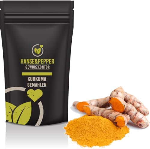 500g Kurkuma Gewürz gemahlen in Premiumqualität - Premium Serie