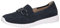 CAPRICE Damen Slipper aus Leder Bequem, Blau (Ocean Suede), 42 EU