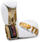 TOP TEN Boxhandschuhe „Woman“ für Frauen - 10 oz, Weiss-Gold