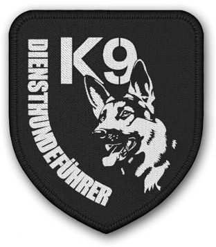 Copytec Patch K9 Diensthundeführer Trainer Hund Schäferhund Diensttraining Wappen#31976