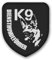 Copytec Patch K9 Diensthundeführer Trainer Hund Schäferhund Diensttraining Wappen#31976