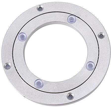 Hochwertiger Drehteller aus Aluminiumlegierung Lazy Susan Hochleistungs-Drehteller aus Aluminiumlegierung mit rundem Esstisch Runder Esstisch Glatte Drehplatte(3#)
