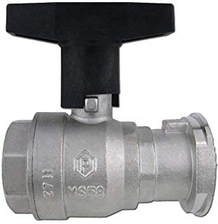 Stabilo-Sanitaer ISO Pumpenkugelhahn 1' T-Griff mit Schwerkraftbremse