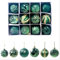 Christmas Baubles,12Pcs Christmas Tree Balls Decoration for Xmas Hanging Seasonal Decorations Festival Holiday Decor (green)