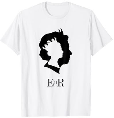 T-shirt Queen Elizabeth UK British Monarch Shirt Maglietta