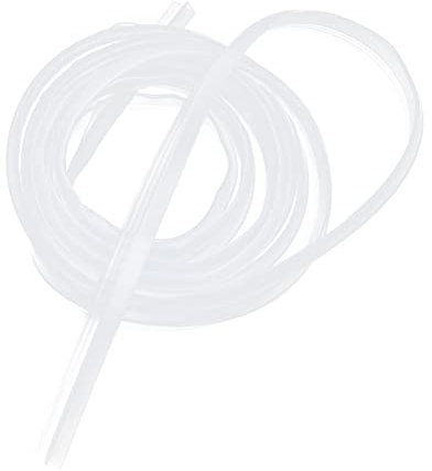 Cabilock Frameless Glass Door Seal Strip Waterproof Shower Seal Strip for 6mm Glass 5m Length