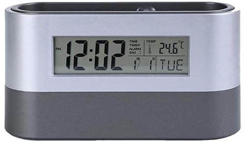 Stifthalter Uhr Elektronischer Digitaler Stifthalter Wecker Kalender Temperaturanzeige Timer Desktop Gadget Aufbewahrungsbox