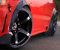 FLY DESIGN 2X Kotflügelverbreiterung für VW GOLF, Radlaufleisten, Radlaufverbreiterung, Auto Radlaufschutz, Kotflügel Schutz aus ABS, Fender Flares