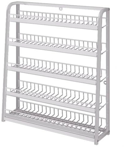 süßigkeiten chips Snack regal snackspender 5 Regal Draht-Countertop-Snack-Anzeige, Metall Süßigkeiten-Organizer-Regal für Convenience Store/Café/Kassentheke, 67cm Groß Aufbewahrungsregal für Die Küche