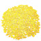 Piastrelle per mosaico irregolari in ceramica, 500 g, 0,5 x 2 cm, piccole pietre per fai da te, mosaico, artigianato, hobby, arte, decorazione da parete della casa (giallo)