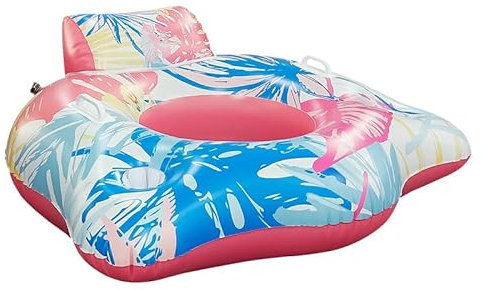 suokoun Sillón hinchable para piscina y playa, 115 x 110 x 56 cm
