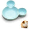 LuckyOpt Gamelle mignonne en céramique pour hamster, cochon d'Inde, facile à nettoyer, gamelle pour hérisson, rongeurs (bleu)