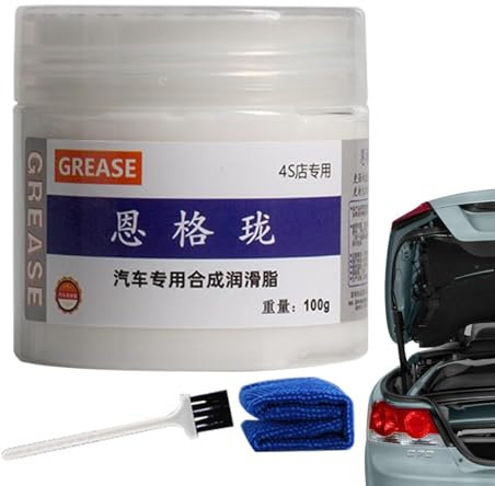 Graisse pour porte de garage,Graisse pour porte de garage pour rail de rail - Lubrifiant pour charnière de porte grinçante, graisse synthétique imperméable - Lubrifiant 100g pour