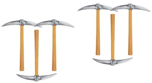 SAFIGLE 6 Piezas Pala Pico Juguetes De Pala Enana Accesorios De Pico De Espuma Pico De Juguete Deshierbe Azadón Pico De Espuma Cosplay Pico Modelo De Pico Enano Juguete De Niños