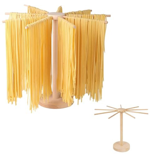Collapsible Pasta Drying Rack - Premium Noodle Holder for Easy Kitchen Storage and Air Drying