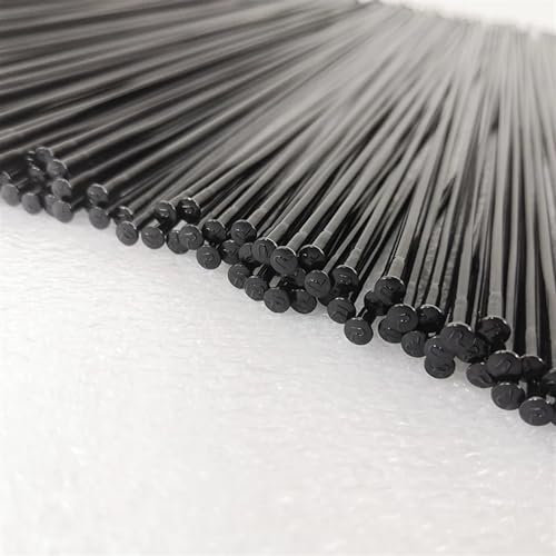 fahrradspeichen Fahrrad-Säulenflügel, 20 leichte Speichen, gerader Zug, J-Haken, J-Biegung, 14 G, 2,0 mm, Rennrad und Rad, 3D Force PSR-Speichenstrahlen Für Mountainbike, Rennrad, Pendlerfahrrad(J-ben