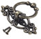 Vintage Schrank Kommode Türring Pull Antik Look für traditionelle Stücke (Grün Bronze)
