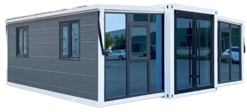 Generisch Prefab Tiny Homes per vendita – 6.1 m x 9.1 m x 12.2 m Container Home – Modulare Tiny House con 1 Cucina e 1 Bagno