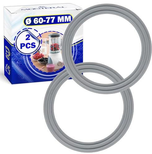 MONTERAL 3 Pieces Rubber Gaskets for the Base of the Bowl with Original Code KW650544 for Kenwood Blender
