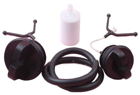 MIKFESPO Kit Tubo Flessibile Filtro Tappo Carburante Olio 4 Pezzi for Husqvarna 50 51 55 254 257 Motosega Ricambio Ricambio Motosierra Gasolina