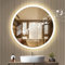 wowspeed Badezimmerspiegel mit LED-Leuchten für die Wand, beschlagfrei, 3 Farben dimmbar, LED, HD-Hartglas, Bluetooth-Smart-Spiegel, Badezimmer, 60 x 60 cm