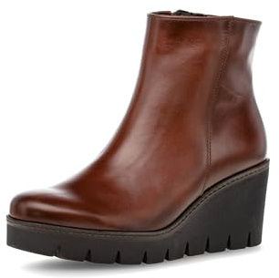 Gabor Damen Chelsea Boots, Frauen Stiefeletten,trage-Komfort,Tritt-fest,Wasser-dicht,weit,Rose,gemuetlich,weiblich,Sattel (Effekt),43 EU / 9 UK