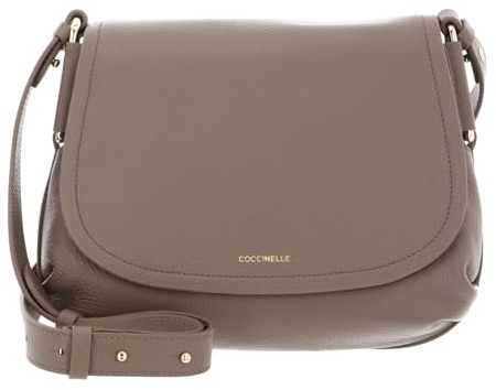 Coccinelle Leder Schultertasche Umhängetasche Rebekka Handbag Grained Leather