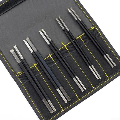 Carving Tool Set of 10 for Stone Lettering, Ideal for Detailed Craftsmanship and Art