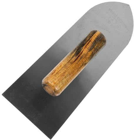 DIKACA Cazzuola per Intonaco in Acciaio Inox 28 CM Spatola per Lisciare Cartongesso e Cemento Utensile per Finitura Murale Resistente e Facile da Pulire Adatta per Piastrellatura e